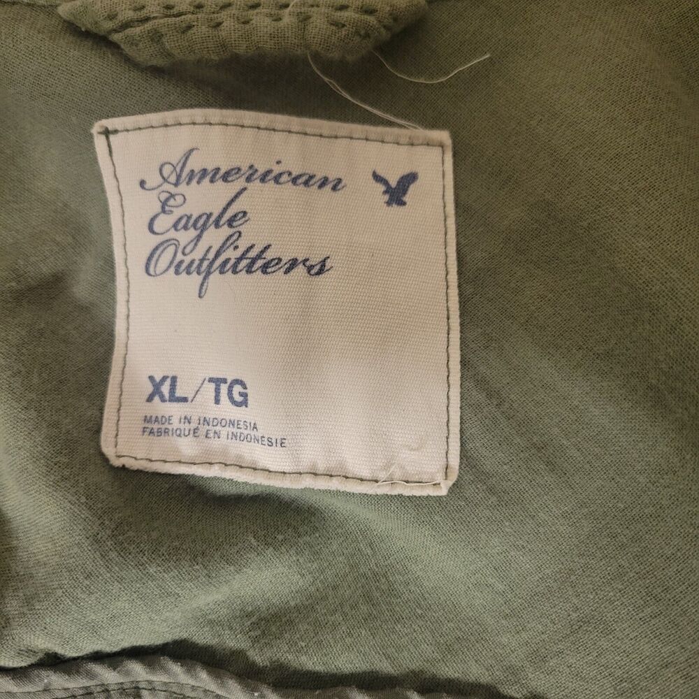 American Eagle Outfitter Jacket  XL Camo Military Field Utility Cargo - Picture 9 of 10